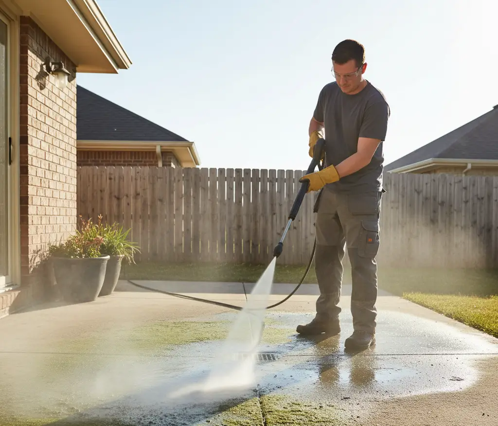 pressure washing