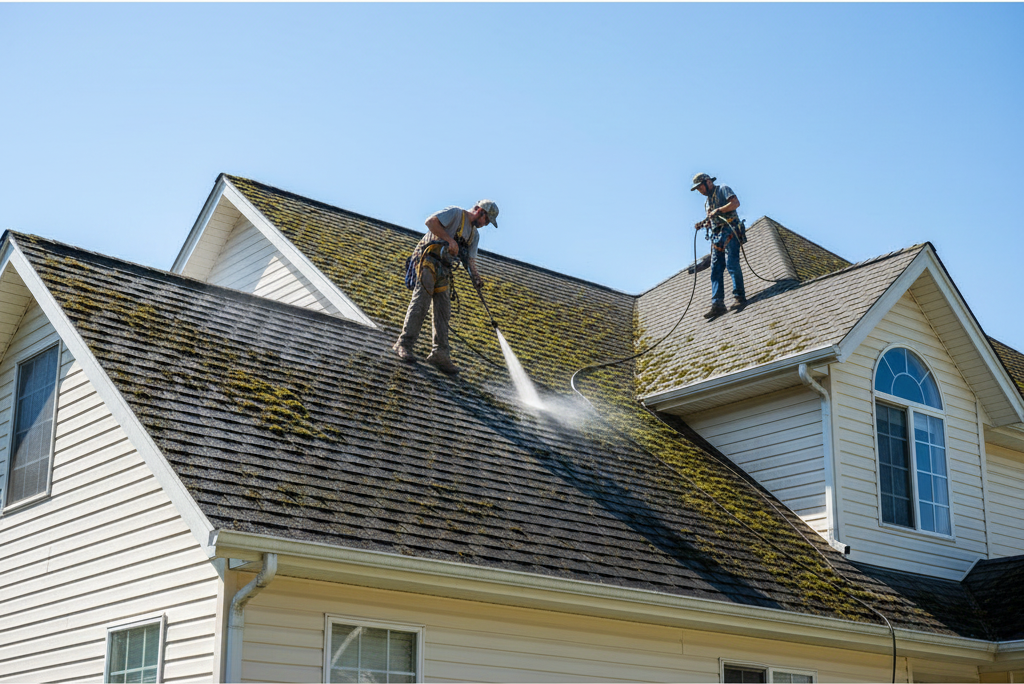 roof washing